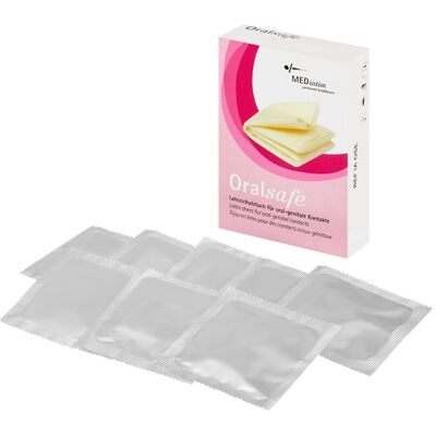 MEDintim Vanille Latex Zahnfolie - 8 Blatt MEDintim Vanille Latex Zahnfolie - 8 Blatt