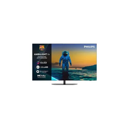 Philips 55OLED810 OLED Ambilight TV (Flat, 55 Zoll / 139 cm, UHD 4K, SMART TV, Ambilight)