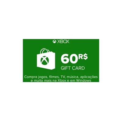 Xbox Live-Geschenkkarte 60 BRL Xbox Live-Geschenkkarte 60 BRL