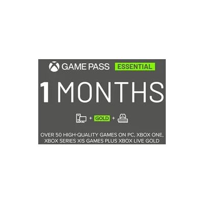 Microsoft XBOX Game Pass Essential 1 Monat Microsoft XBOX Game Pass Essential 1 Monat