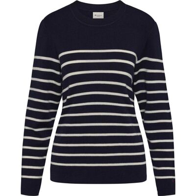 REDGREEN Damen Pullover Rundausschnitt gestreift navy Kirsty" REDGREEN Damen Pullover Rundausschnitt gestreift navy Kirsty"