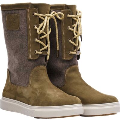 Boat Boot BoatBoot Unisex Stiefel Canvas Laceup green" Boat Boot BoatBoot Unisex Stiefel Canvas Laceup green"