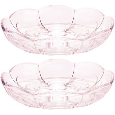 Holmegaard Lily - 16cm Cherry Blossom Dessert Teller Set Holmegaard Lily - 16cm Cherry Blossom Dessert Teller Set