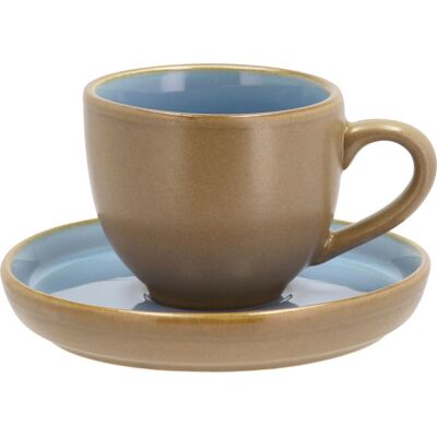 Bitz Espressotasse mit Untertasse - 7cl - Wood-Forest - Espresso Tasse mit Untertasse Bitz Espressotasse mit Untertasse - 7cl - Wood-Forest - Espresso Tasse mit Untertasse