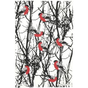 Almedahls Dompfaff (Domherrar) Geschirrtuch 47x70 cm rot, weiß" Almedahls Dompfaff (Domherrar) Geschirrtuch 47x70 cm rot, weiß"