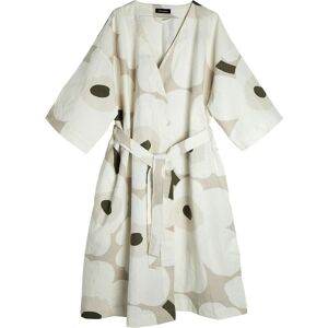 Marimekko Damen Bademantel beige, weiß, grün Unikko" Marimekko Damen Bademantel beige, weiß, grün Unikko"