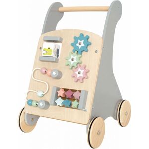 Jabadabado Lauflernwagen mit Motorikspielen Holz 35x29x47 cm" Jabadabado Lauflernwagen mit Motorikspielen Holz 35x29x47 cm"