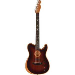 Fender American Acoustasonic Telecaster All-Mahogany EB Bourbon Burst Fender American Acoustasonic Telecaster All-Mahogany EB Bourbon Burst