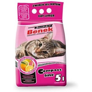 Benek Super Compact Citrus Freshness Katzenstreu - 25 l Benek Super Compact Citrus Freshness Katzenstreu - 25 l