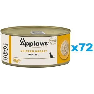 APPLAWS Katzen Huhn Mousse 72x70g - Katzenfutter APPLAWS Katzen Huhn Mousse 72x70g - Katzenfutter