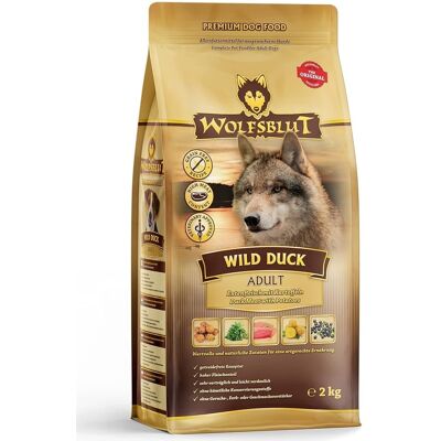 WOLFSBLUT Wild Duck Large Breed Adult Trockenfutter für große Hunderassen mit Ente 12,5 kg WOLFSBLUT Wild Duck Large Breed Adult Trockenfutter für große Hunderassen mit Ente 12,5 kg