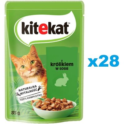 KITEKAT Kanin in Soße - Für adulte Katzen KITEKAT Kanin in Soße - Für adulte Katzen