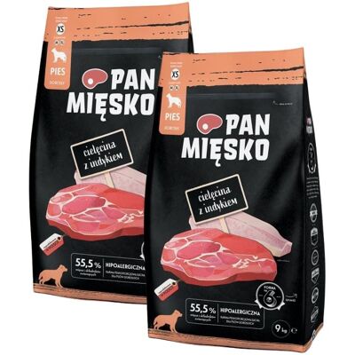 Miesko Rindfleisch Pute XS - Hundefutter Miesko Rindfleisch Pute XS - Hundefutter