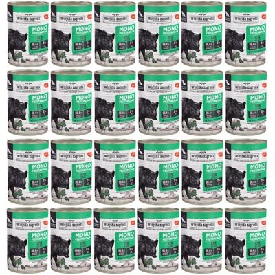 Wiejska Zagroda Hundefutter 12x400g - Wildschwein Wiejska Zagroda Hundefutter 12x400g - Wildschwein