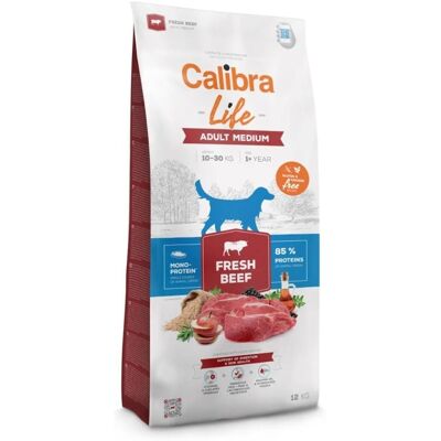 Calibra Dog Life Adult Medium Breed mit frischem Rind Hundefutter trocken - 12kg Calibra Dog Life Adult Medium Breed mit frischem Rind Hundefutter trocken - 12kg