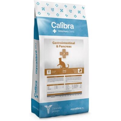 Calibra Tierärztliche Diäten Gastrointestinal/Pankreas Trockenfutter für Katzen - 5kg Calibra Tierärztliche Diäten Gastrointestinal/Pankreas Trockenfutter für Katzen - 5kg