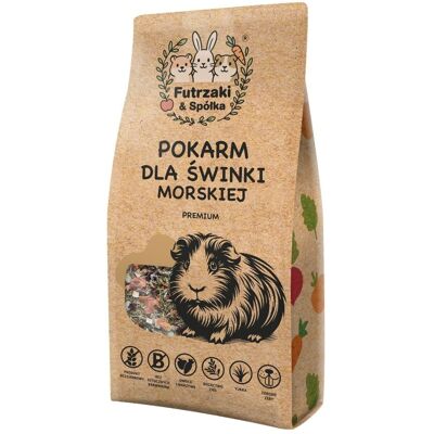KUCHNIA SZEFA Futrzaki und Spółka Getreidefreies Futter für Meerschweinchen 10 kg KUCHNIA SZEFA Futrzaki und Spółka Getreidefreies Futter für Meerschweinchen 10 kg