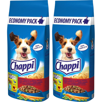 Chappi Adult Hundfutter - Rind, Huhn & Gemüse - 13,5kg Chappi Adult Hundfutter - Rind, Huhn & Gemüse - 13,5kg
