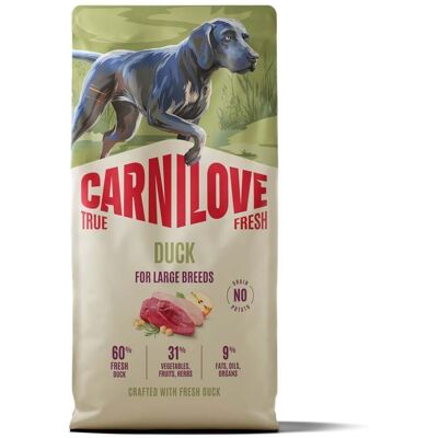 CARNILOVE True Fresh Duck Junior Large Trockenfutter mit Ente für Junghunde großer Rassen getreidefrei 12 kg CARNILOVE True Fresh Duck Junior Large Trockenfutter mit Ente für Junghunde großer Rassen getreidefrei 12 kg