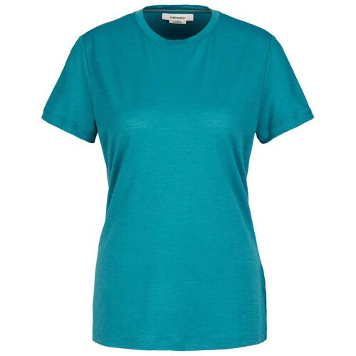 Icebreaker WOMEN MERINO 150 TECH LITE SS TEE Damen Gr.L - Funktionsshirt - petrol-türkis