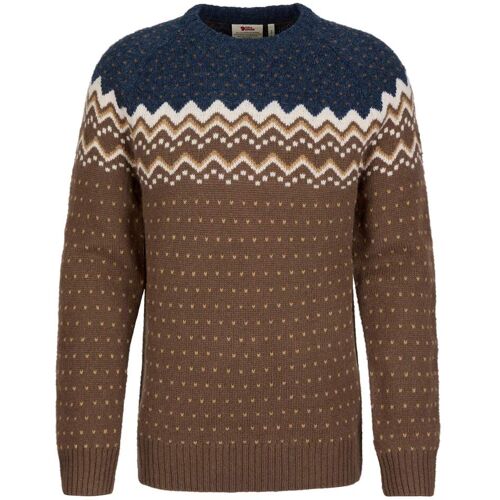 Fjällräven ÖVIK KNIT SWEATER M Herren Gr.S - Wollpullover - braun