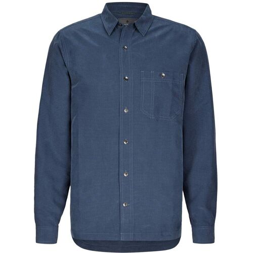 Royal Robbins MOJAVE PUCKER L/S Herren Gr.M - Outdoor Hemd - blau