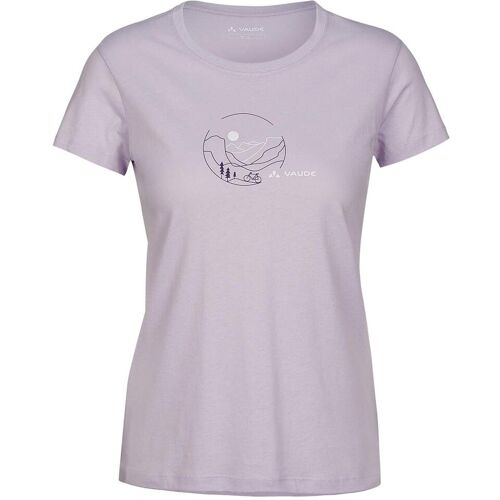 Vaude WOMEN'S CYCLIST T-SHIRT V Damen Gr.44 - T-Shirt - lila