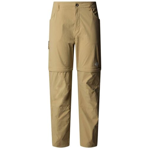 The North Face W EXPLORATION CONV REG STRAIGHT PANT E Damen Gr.12 - LONG - Softshellhose - beige-sand