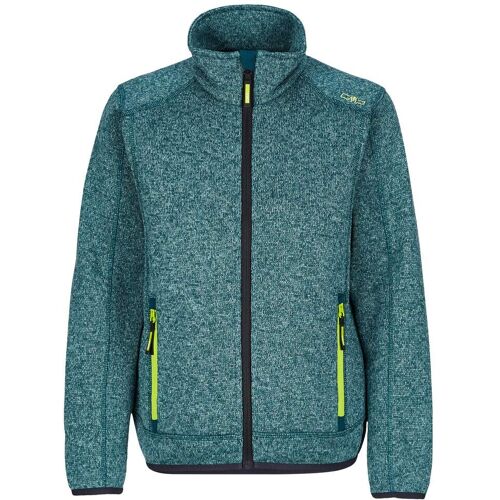 CMP KID JACKET Kinder Gr.116 - Fleecejacke - grün petrol-türkis