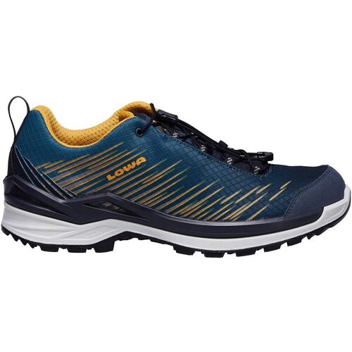 Lowa ZIRROX II GTX LO SL Herren Gr.11,5 - Wanderschuhe - blau orange