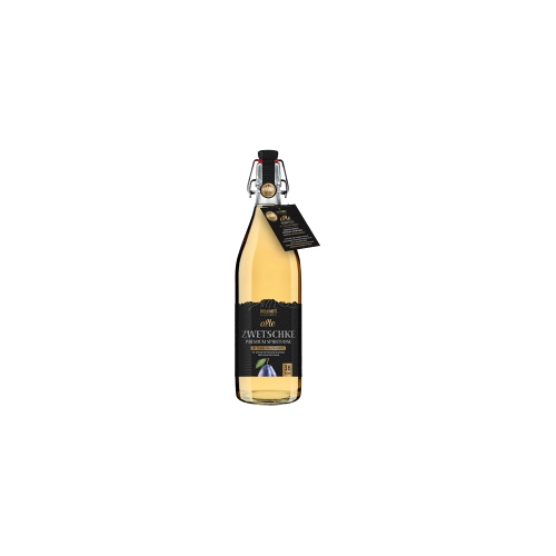 Dolomiti Alpenfeinkost Dolomiti Alte Zwetschke Holzfass 36% Vol. – 1,0 Liter Bügelflasche