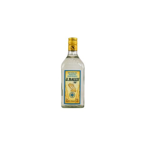 Rhum J. Bally J. Bally Rhum Blanc 50% Vol. 0,7 Liter – Rhum Agricole aus Martinique – Nicht kühlfiltriert & Ohne Farbstoff