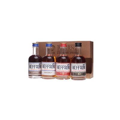 Heffron Rum Tasting Set 37% Vol. 4 x 0,2 Liter Heffron Rum Tasting Set 37% Vol. 4 x 0,2 Liter