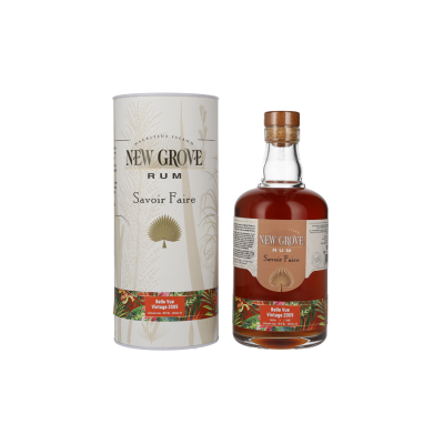 New Grove SAVOIR FAIRE Belle Vue Vintage 15 Years Old 2005 45% Vol. 0,7 Liter in Geschenkbox New Grove SAVOIR FAIRE Belle Vue Vintage 15 Years Old 2005 45% Vol. 0,7 Liter in Geschenkbox