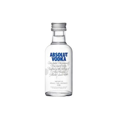 Absolut Vodka 40% Vol. 0,05 Liter Absolut Vodka 40% Vol. 0,05 Liter