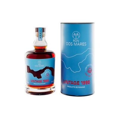 Ron Dos Mares Vintage 1998 Rum 47,2% Vol. 0,7 L – Premium Panama Rum American Oak Ex-Bourbon Limitierte Edition Sammlerstück Ron Dos Mares Vintage 1998 Rum 47,2% Vol. 0,7 L – Premium Panama Rum American Oak Ex-Bourbon Limitierte Edition Sammlerstück