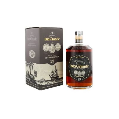 Isla Grande Rum Extra Añejo 21YO Edición Limitada 0,7 l 40 % Vol. Kuba Isla Grande Rum Extra Añejo 21YO Edición Limitada 0,7 l 40 % Vol. Kuba