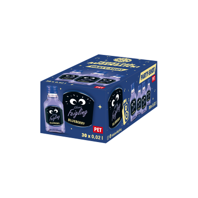 Kleiner Feigling Blueberry 30 × 0,02 Liter PET – fruchtiger Heidelbeer-Likör im Mini-Format Kleiner Feigling Blueberry 30 × 0,02 Liter PET – fruchtiger Heidelbeer-Likör im Mini-Format