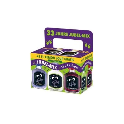 Kleiner Feigling Jubel-Mix 14 x 0,02 L – Jubiläumsedition mit 8 Sorten inkl. 2x Lemon Sour GRATIS Kleiner Feigling Jubel-Mix 14 x 0,02 L – Jubiläumsedition mit 8 Sorten inkl. 2x Lemon Sour GRATIS