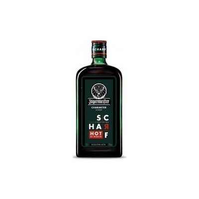 Jägermeister Scharf Hot Ginger - Kräuterlikör - 56 Kräuter & Ingwer Jägermeister Scharf Hot Ginger - Kräuterlikör - 56 Kräuter & Ingwer