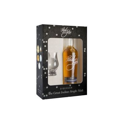 Paul John BOLD Peated Indian Single Malt Whisky 46% Vol. 0,7 Liter im Geschenkset mit Glas Paul John BOLD Peated Indian Single Malt Whisky 46% Vol. 0,7 Liter im Geschenkset mit Glas