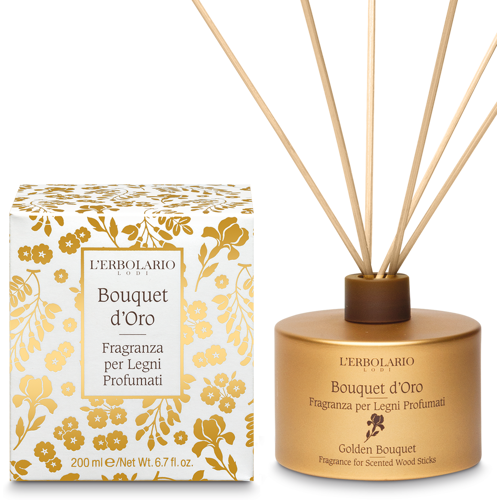 L'Erbolario Bouquet d'Oro Duft für aromatische Hölzer 200 ml