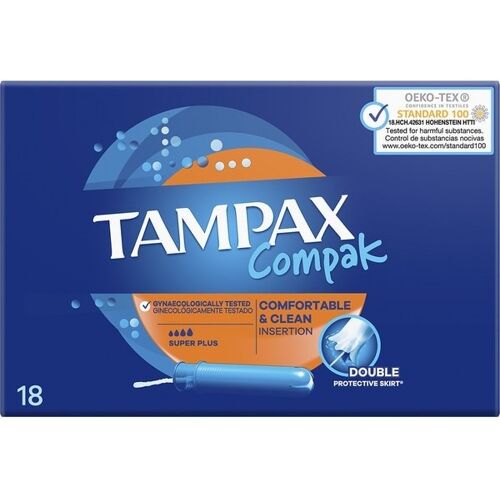 Tampax Compack Super Plus Tampons 18
