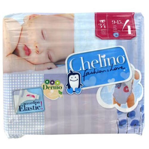 Chelino Fashion and Love Krabbelwindeln Größe 4 34 Stück