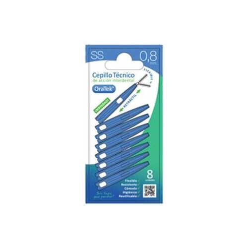 Oratek Einziehbare Interdentalbürste 0,8 mm 8 Einheiten