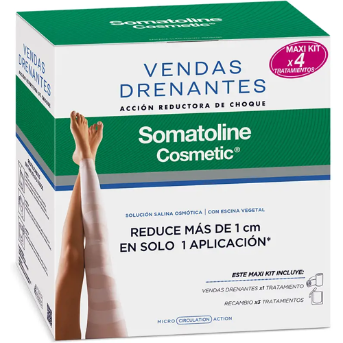 Somatoline Cosmetic Entwässernde und reduzierende Maxi-Bandagen, 4
