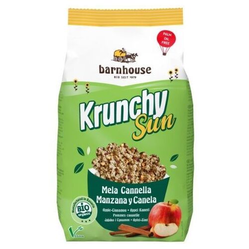 Barnhouse Bio Krunchy Sun Apple Cinnamon 375 gr