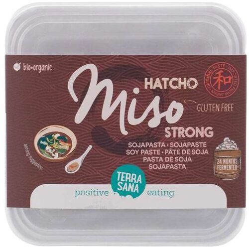Terrasana Hatcho Miso Strong unpasteurisierte Sojabohnenpaste