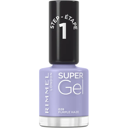 Rimmel London Super Gel Nagellack 12 ml 028-Lila Dunst