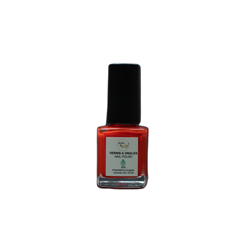 Born To Bio Natürlicher Nagellack 7,5 ml N4 Leuchtend Rot